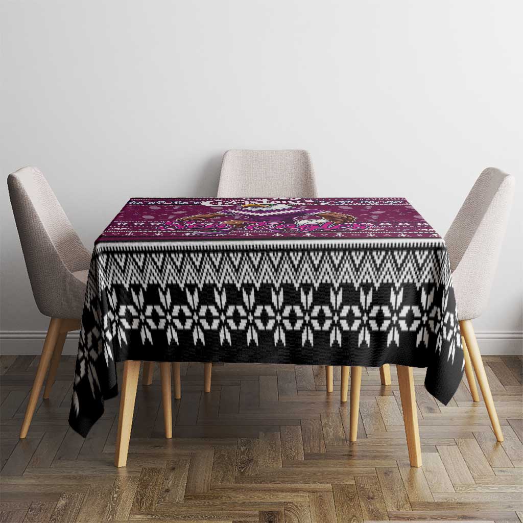 Sea Eagles Rugby Xmas Tablecloth Australia NRL Mascot