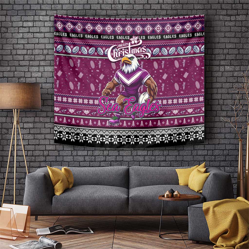 Sea Eagles Rugby Xmas Tapestry Australia NRL Mascot