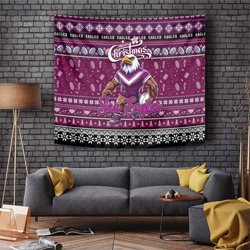 Sea Eagles Rugby Xmas Tapestry Australia NRL Mascot