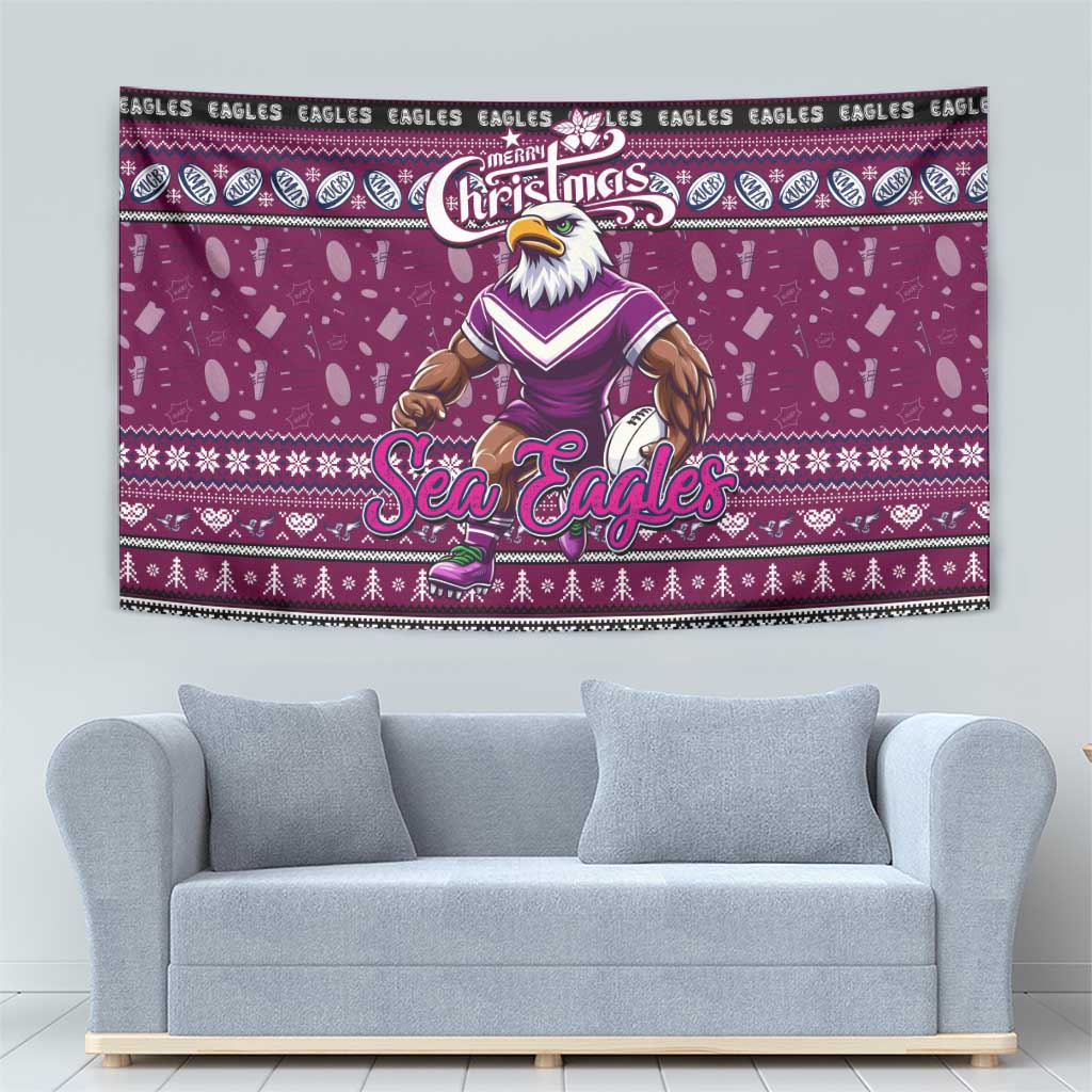 Sea Eagles Rugby Xmas Tapestry Australia NRL Mascot