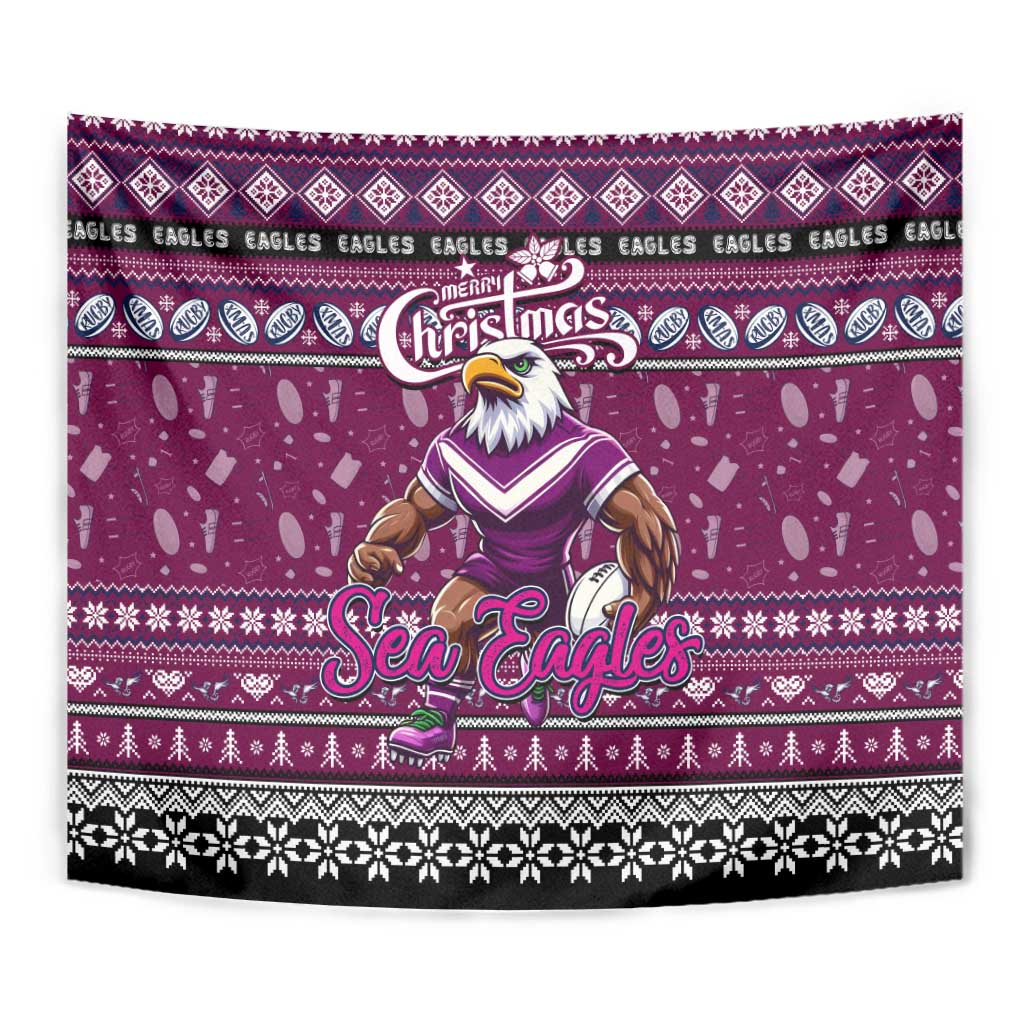 Sea Eagles Rugby Xmas Tapestry Australia NRL Mascot