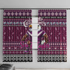 Sea Eagles Rugby Xmas Window Curtain Australia NRL Mascot