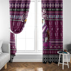 Sea Eagles Rugby Xmas Window Curtain Australia NRL Mascot