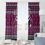 Sea Eagles Rugby Xmas Window Curtain Australia NRL Mascot
