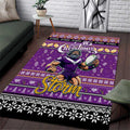 Storm Rugby Xmas Area Rug Australia NRL Mascot
