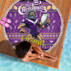 Storm Rugby Xmas Beach Blanket Australia NRL Mascot