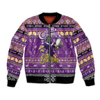 Personalized Storm Rugby Xmas Bomber Jacket Australia NRL Mascot