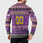 Personalized Storm Rugby Xmas Button Sweatshirt Australia NRL Mascot
