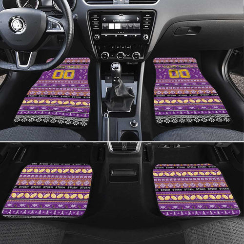 Storm Rugby Xmas Car Mats Australia NRL Mascot