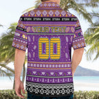 Personalized Storm Rugby Xmas Hawaiian Shirt Australia NRL Mascot