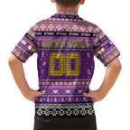 Personalized Storm Rugby Xmas Kid Hawaiian Shirt Australia NRL Mascot