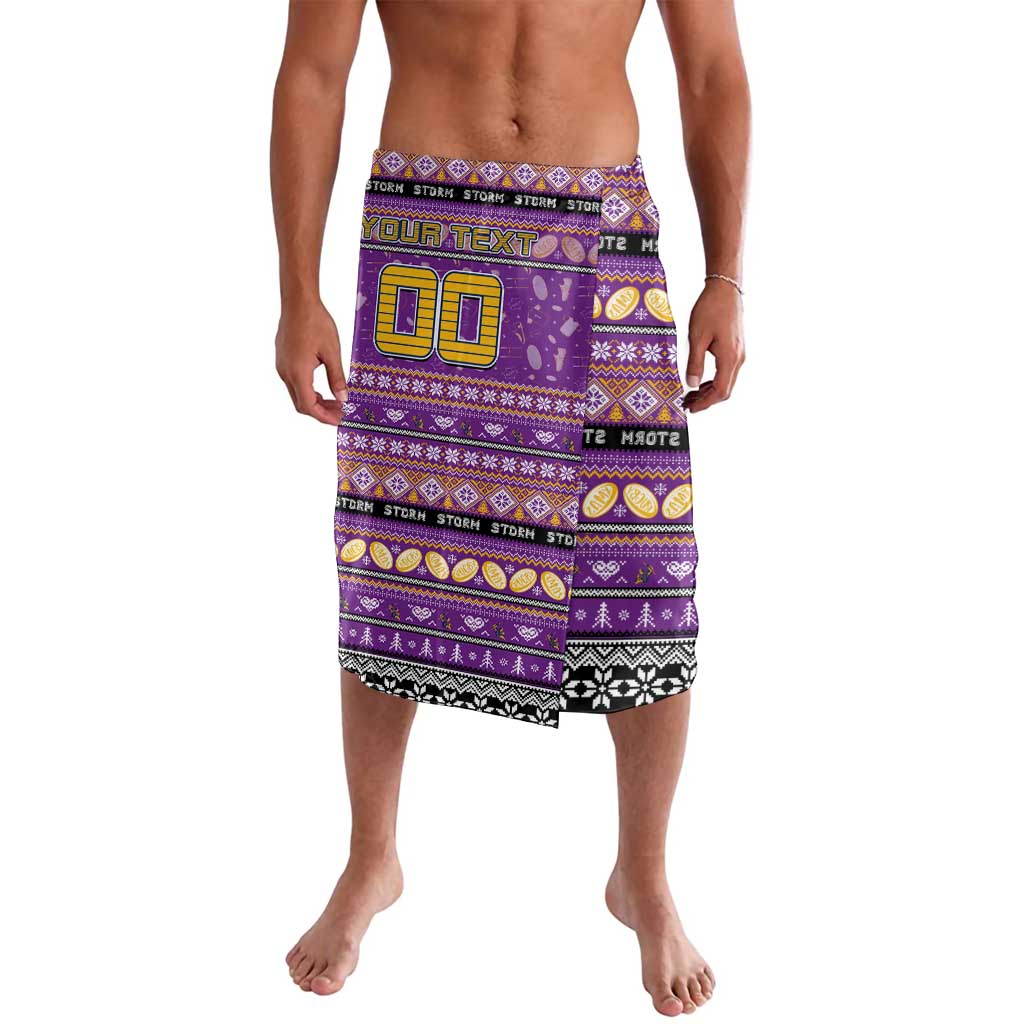 Personalized Storm Rugby Xmas Lavalava Australia NRL Mascot