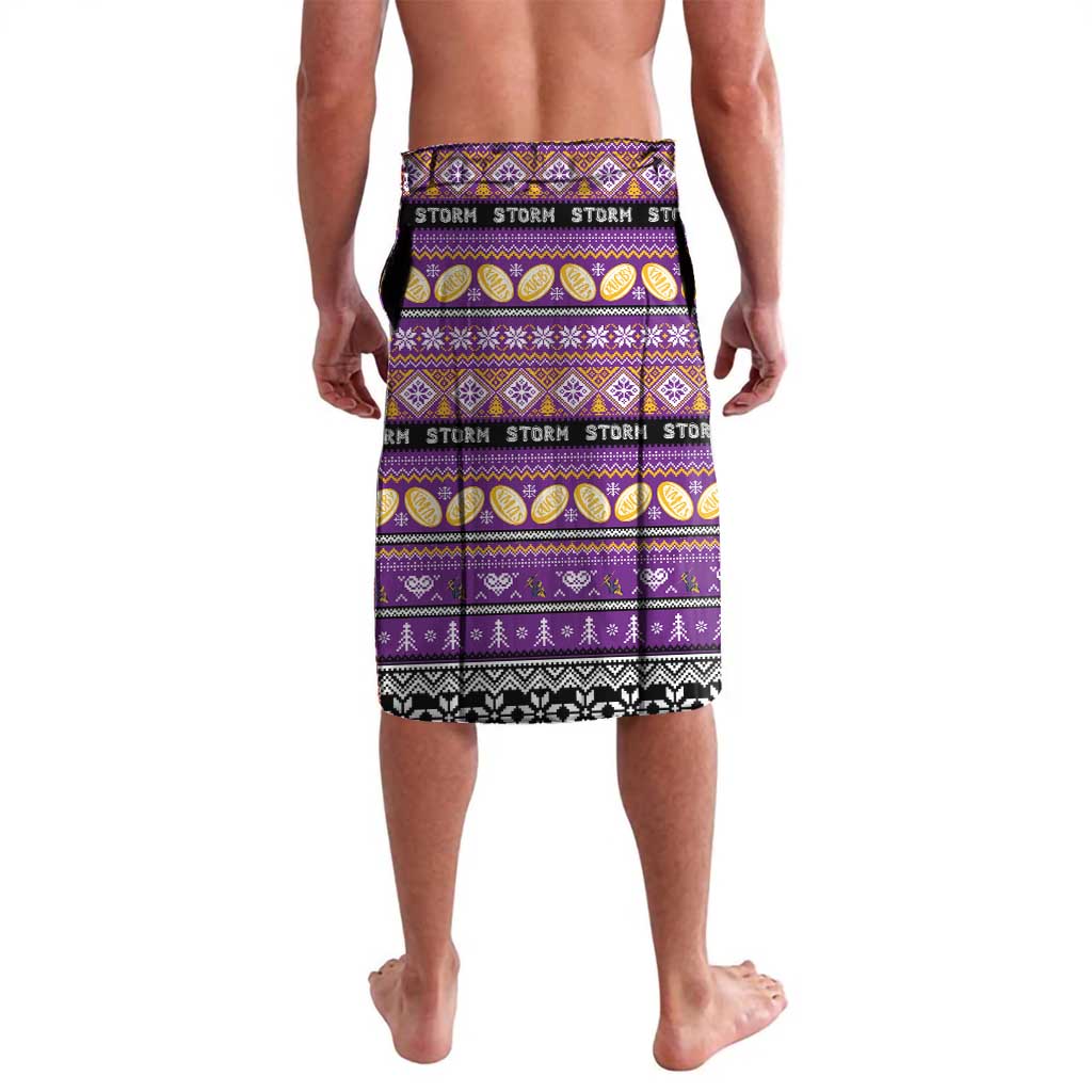 Personalized Storm Rugby Xmas Lavalava Australia NRL Mascot