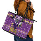 Storm Rugby Xmas Leather Tote Bag Australia NRL Mascot