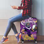 Storm Rugby Xmas Luggage Cover Australia NRL Mascot