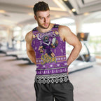 Personalized Storm Rugby Xmas Men Tank Top Australia NRL Mascot