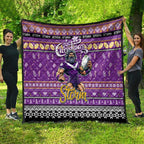 Storm Rugby Xmas Quilt Australia NRL Mascot