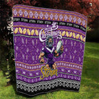 Storm Rugby Xmas Quilt Australia NRL Mascot