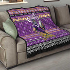 Storm Rugby Xmas Quilt Australia NRL Mascot