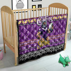Storm Rugby Xmas Quilt Australia NRL Mascot