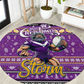 Storm Rugby Xmas Round Carpet Australia NRL Mascot