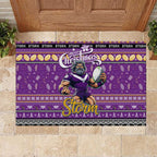 Storm Rugby Xmas Rubber Doormat Australia NRL Mascot