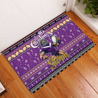 Storm Rugby Xmas Rubber Doormat Australia NRL Mascot