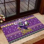 Storm Rugby Xmas Rubber Doormat Australia NRL Mascot
