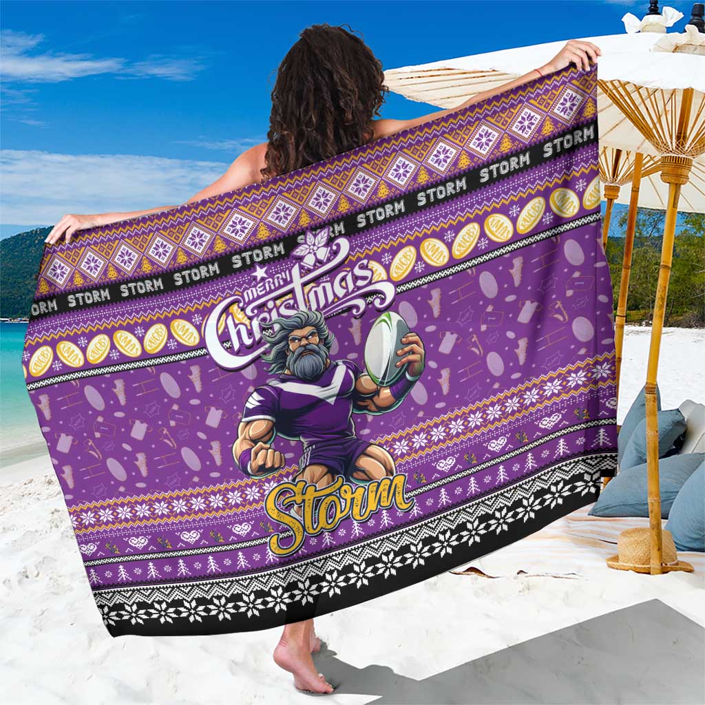Storm Rugby Xmas Sarong Australia NRL Mascot