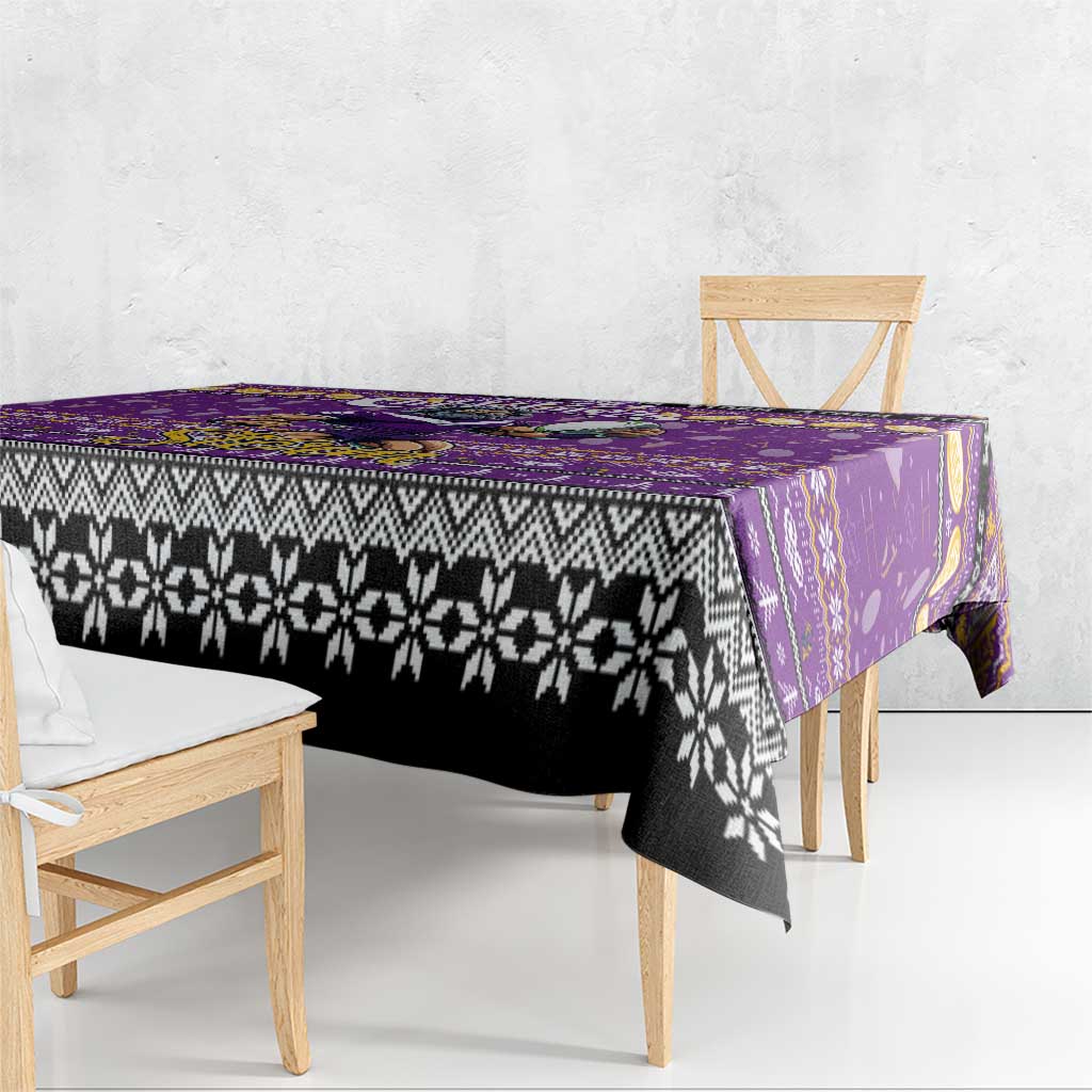 Storm Rugby Xmas Tablecloth Australia NRL Mascot