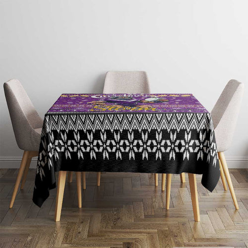 Storm Rugby Xmas Tablecloth Australia NRL Mascot