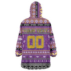 Personalized Storm Rugby Xmas Wearable Blanket Hoodie Australia NRL Mascot
