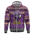 Personalized Storm Rugby Xmas Zip Hoodie Australia NRL Mascot