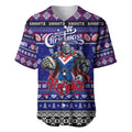 Personalized Knights Rugby Xmas Baseball Jersey Australia NRL Mascot