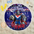 Knights Rugby Xmas Beach Blanket Australia NRL Mascot
