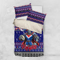 Knights Rugby Xmas Bedding Set Australia NRL Mascot