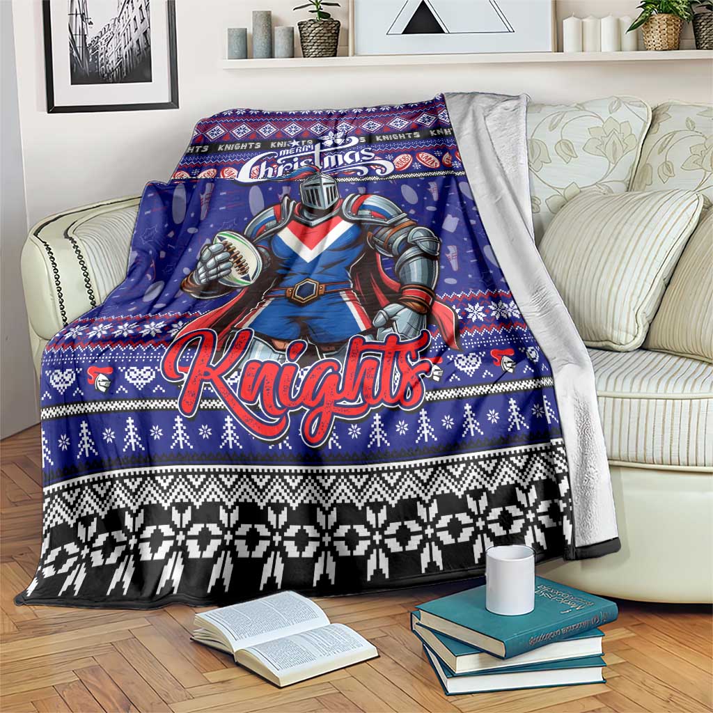 Knights Rugby Xmas Blanket Australia NRL Mascot
