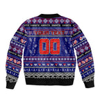 Personalized Knights Rugby Xmas Bomber Jacket Australia NRL Mascot