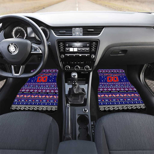 Knights Rugby Xmas Car Mats Australia NRL Mascot