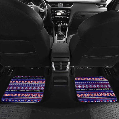 Knights Rugby Xmas Car Mats Australia NRL Mascot