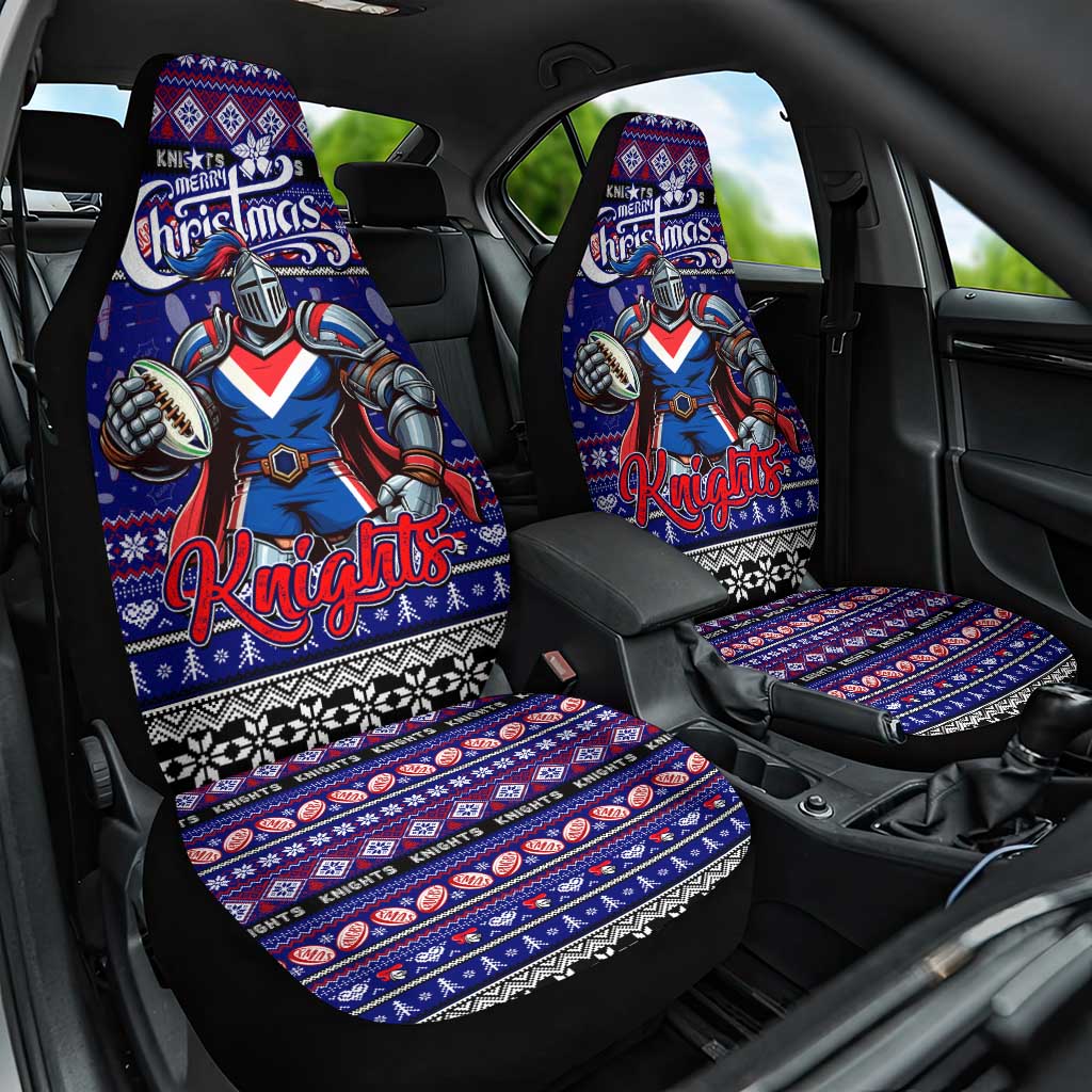 Knights Rugby Xmas Car Seat Cover Australia NRL Mascot