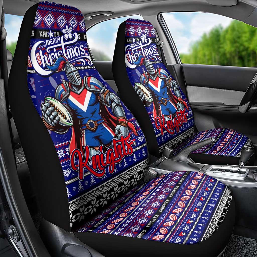 Knights Rugby Xmas Car Seat Cover Australia NRL Mascot