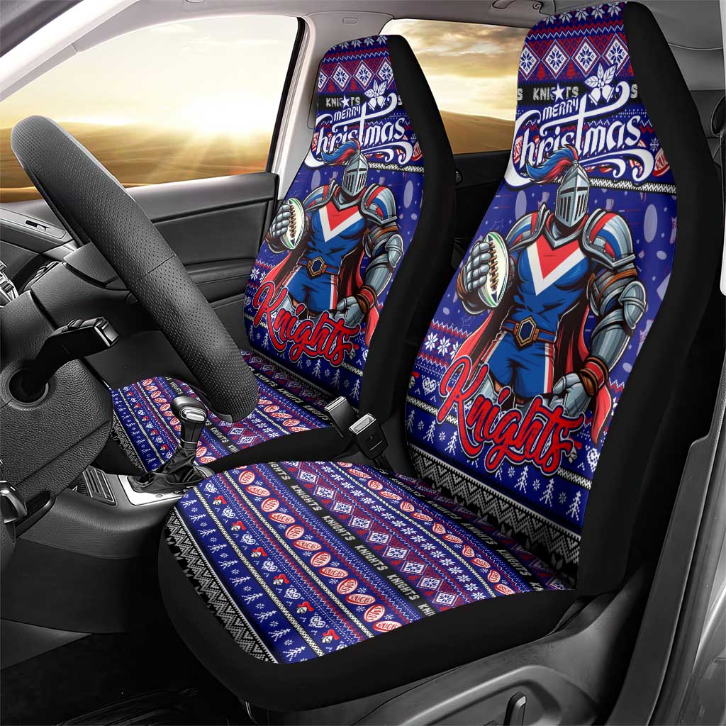 Knights Rugby Xmas Car Seat Cover Australia NRL Mascot
