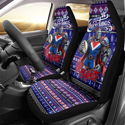 Knights Rugby Xmas Car Seat Cover Australia NRL Mascot