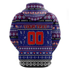 Personalized Knights Rugby Xmas Hoodie Australia NRL Mascot