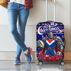 Knights Rugby Xmas Luggage Cover Australia NRL Mascot