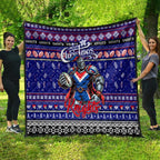 Knights Rugby Xmas Quilt Australia NRL Mascot
