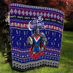 Knights Rugby Xmas Quilt Australia NRL Mascot