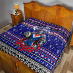 Knights Rugby Xmas Quilt Australia NRL Mascot