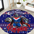 Knights Rugby Xmas Round Carpet Australia NRL Mascot